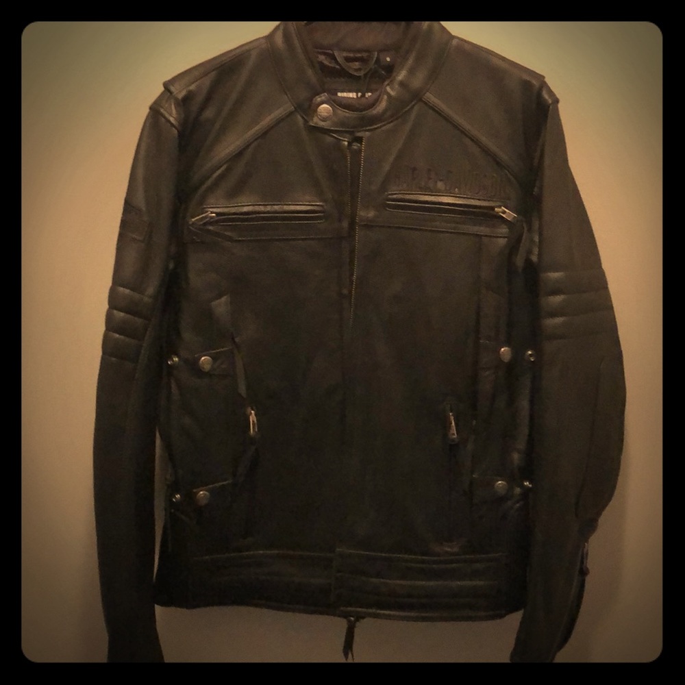 Harley-Davidson Black Leather Riding Jacket
